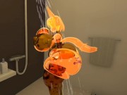 Preview 3 of Slime Girl Expands in the Shower (PREVIEW)