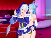 Preview 1 of KonoSuba - Futa Aqua X Eris 3D Hentai