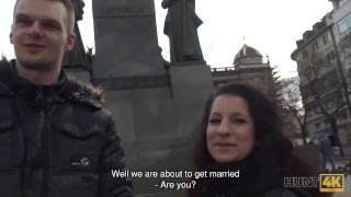 HUNT4K. Hunter meets a nice girl in Prague and fucks her for cash