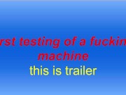 Preview 1 of TRAILER fuck machine tests on skype