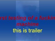 Preview 2 of TRAILER fuck machine tests on skype