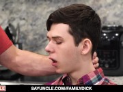 Preview 2 of ❤️Muscle Step Dad Teaches His Boy To Suck Dick