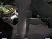 Preview 5 of Skyrim lydia. Fucked her crowd and with a skeleton | Sex game
