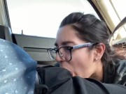 Preview 6 of Sucking my Managers Dick in the Parking Lot
