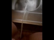 Preview 6 of Slut pees in kitchen sink