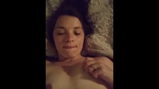 Playing with my tits getting fucked
