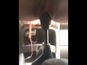 Preview 6 of Masturbation of the vagina using a car gear stick