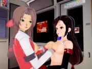 Preview 5 of (3D Hentai)(Lesbian)(Final Fantasy 7) Aerith x Tifa