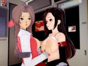 Preview 6 of (3D Hentai)(Lesbian)(Final Fantasy 7) Aerith x Tifa