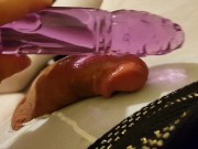Preview 1 of Sexy Shemale Jerking Big Cock Compilation. Sissy Tranny Fuck Dildo Ass.