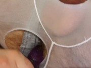 Preview 5 of Sexy Shemale Jerking Big Cock Compilation. Sissy Tranny Fuck Dildo Ass.