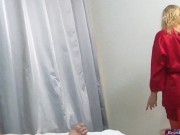 Preview 3 of Stepmom gets fed up and fucks stepson to shut him up