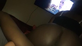 StepSis wants to Sneak a Quickie & makes me Cum all over her Juicy Ass