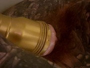Preview 2 of Loose Suction Cup Fleshlight Fuck