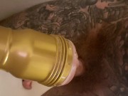 Preview 5 of Loose Suction Cup Fleshlight Fuck