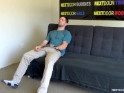 Preview 3 of NextDoorCasting - Nervous Straight Guy's First Blowjob From A Man