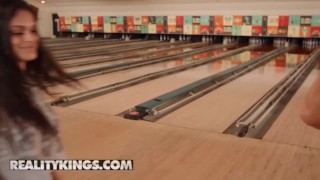 Reality Kings - Smoking hot ebony Julie Kay fucked at the bowling centre