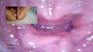 CLOSE UP CAMERA IN PUSSY: CUM Inside PUSSY TWICE! BEST CREAMPIE in 4K with Girl Moaning!