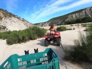 Preview 2 of SinsLife - Naked Donuts & Fucking on an ATV!