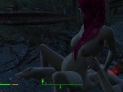 Preview 2 of Got pregnant from a passerby right on the road | Fallout Porno