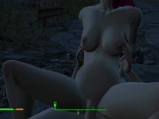 Preview 6 of Got pregnant from a passerby right on the road | Fallout Porno