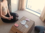 Preview 1 of How my colleague into fucking while playing a strip bets cards