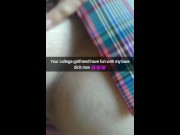 Preview 5 of Your girlfriend let me fuck her no-condom in pussy! [Cuckold.Snapchat]