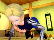 Preview 1 of DRAGON BALL ANDROID 18 3D HENTAI ANIMATION