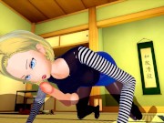 Preview 2 of DRAGON BALL ANDROID 18 3D HENTAI ANIMATION