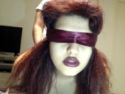 Preview 1 of Blindfolded Wife Has NO idea BUT she FUCKED by Stranger !