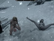 Preview 3 of Girls beautifully satisfy themselves! Selection | Skyrim sex mods - Porno