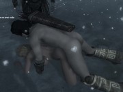 Preview 5 of Porn in the snow. It’s cold, but it’s scary! | 3D, ADULT mods, Skarim porno