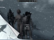 Preview 6 of Porn in the snow. It’s cold, but it’s scary! | 3D, ADULT mods, Skarim porno