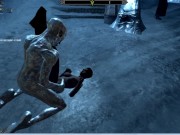 Preview 3 of Iron statue hard fuck girl in Skyrim porn game