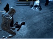 Preview 4 of Iron statue hard fuck girl in Skyrim porn game