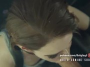 Preview 5 of Jill Valentine ULTIMATE throat fuck