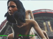 Preview 2 of Lesbian sex right on the road to the village | fallout 4 vault girls