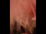 Preview 2 of Amateur big boobs mom gets cum in mouth from sissy dick - POV