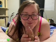 Preview 4 of Amateur BBW milf fat pussy gets a cream pie after amazing head