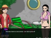 Preview 2 of One Slice Of Lust (One Piece) v1.6 Part 3 Nico Robin Naked Body Taking Sun