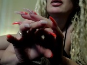 Preview 2 of Hands fetish & long nails.mp4