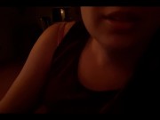 Preview 1 of POV PEEING TOGETHER with TEEN GF in the TOILET with BLOWJOB at the end 4K - EPISODE 3