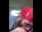 Preview 5 of Public Car throat pie from str8 dL dude