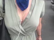 Preview 3 of First time showing off my pussy in public