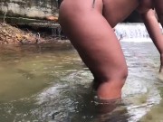 Preview 6 of Thai teen fuck in the river, Nature, Blowjob,