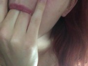 Preview 6 of Sucking fingers - Big boobies - July XX