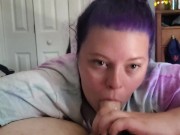 Preview 2 of Daddy's slut swallowing a load.