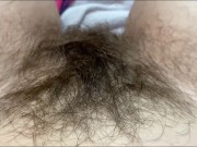 Preview 3 of New hairy bush big clit pussy close up compilation