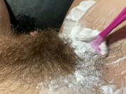 Preview 6 of New hairy bush big clit pussy close up compilation