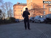 Preview 6 of DoeGirls - Petite German Teen Lullu Gun Gets Fucked For Public Peeing